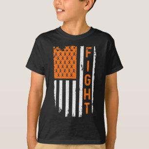Camiseta Sinalizador dos Estados Unidos Lutam Sensibilizaçã