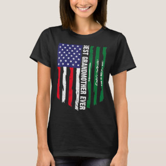 Camiseta Sinalizador dos EUA e bandeira da Arábia Saudita M