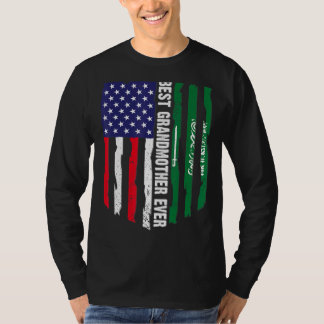 Camiseta Sinalizador dos EUA e bandeira da Arábia Saudita M
