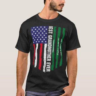 Camiseta Sinalizador dos EUA e bandeira da Arábia Saudita M