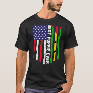 Camiseta Sinalizador Dos Eua E São Tomé E Príncipe Melhor P
