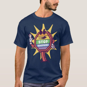 Camiseta Sinalizador Engraçado do Orgulho LGBT no Mês do Or