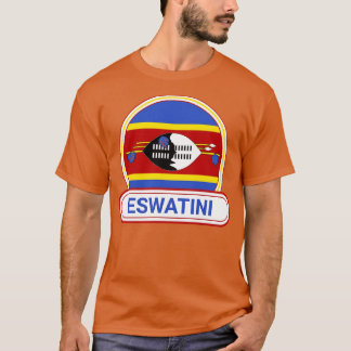 Camiseta Sinalizador Eswatini - Crachá Eswatini