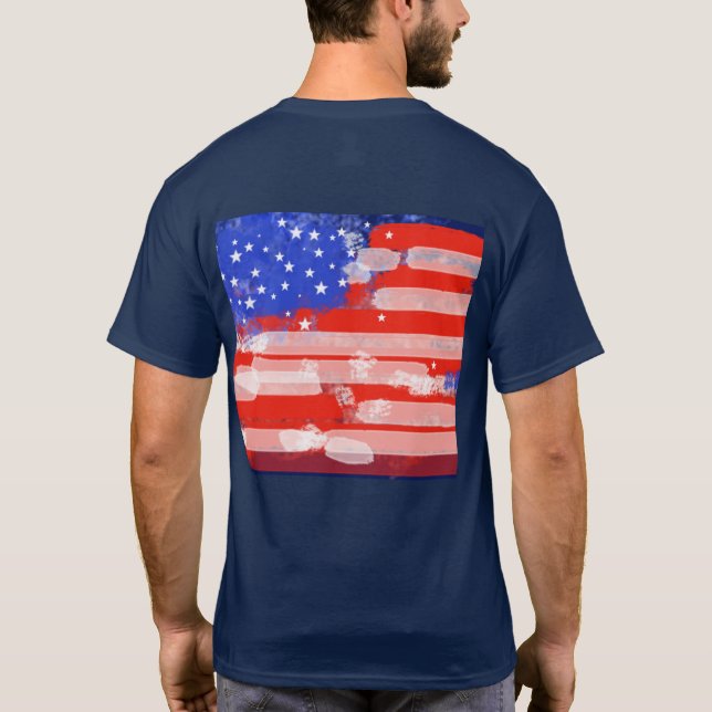 Camiseta Sinalizador EUA (Verso)