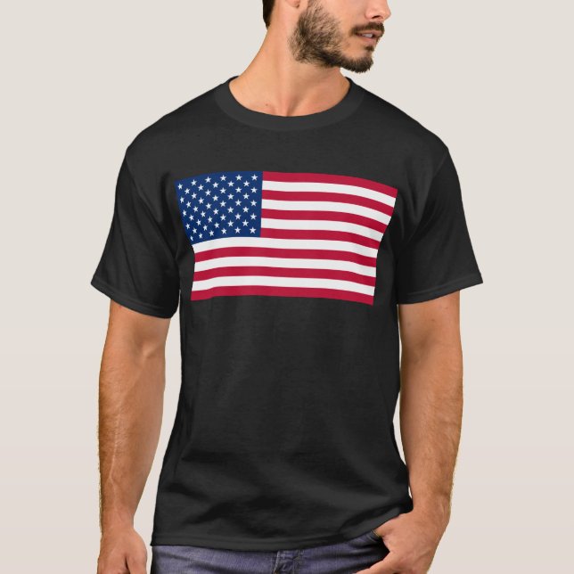 Camiseta Sinalizador EUA (Frente)