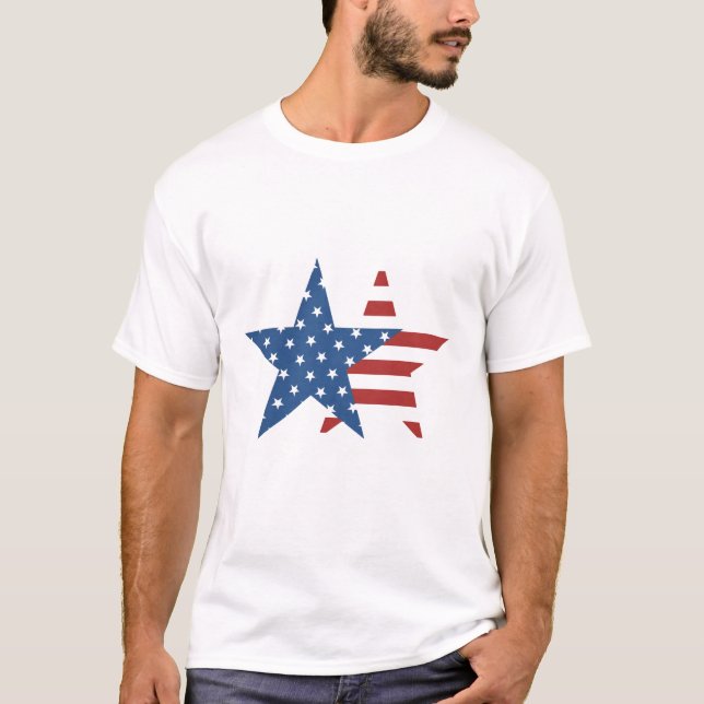 Camiseta Sinalizador EUA (Frente)