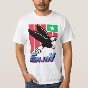 Camiseta Sinalizador EUA com águia