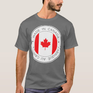 Camiseta Sinalizador Feito no Canadá