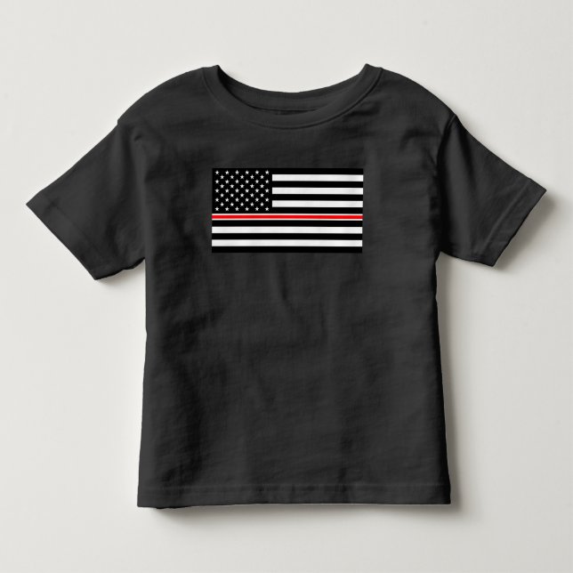 Camiseta Sinalizador fino da linha vermelha: Memorial do he (Frente)