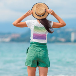 Camiseta Sinalizador Gradient Genderfea Pride - Sinalizador