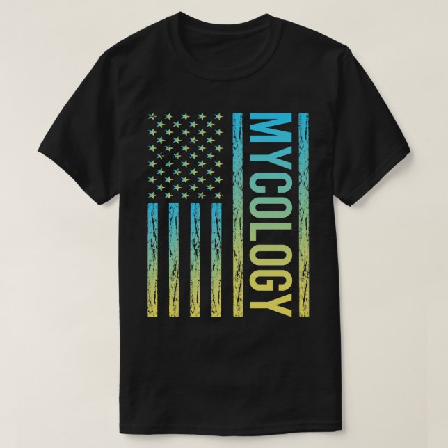 Camiseta Sinalizador Gradiente 02 Mycologia Mycologista Mus (Frente do Design)