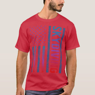 Camiseta Sinalizador Gradiente Skydiving Skydive