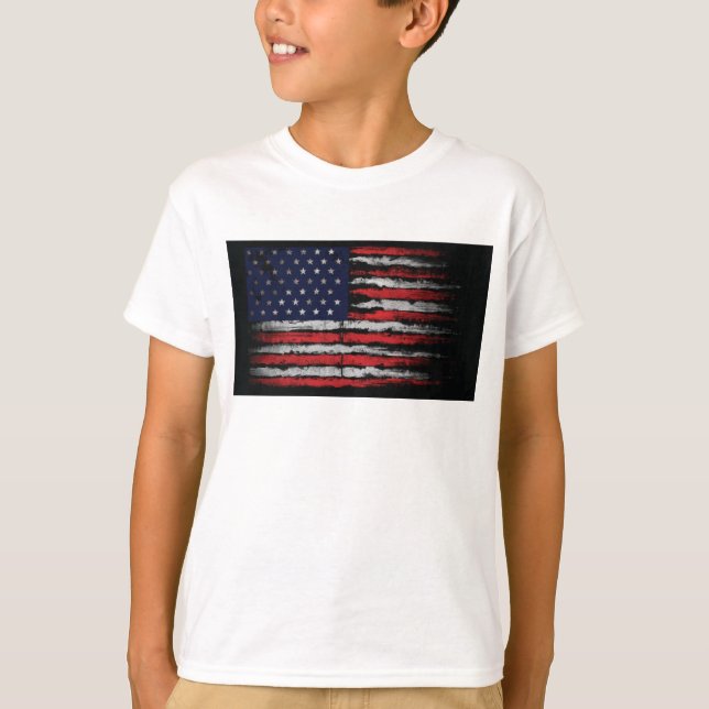 Camiseta Sinalizador Grunge U.S.A (Frente)