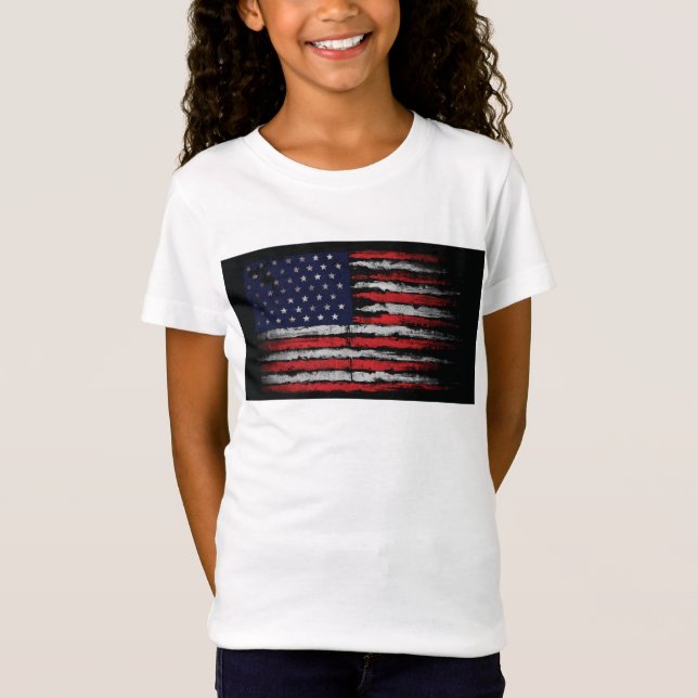 Camiseta Sinalizador Grunge U.S.A (Frente)