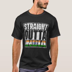 Camiseta Sinalizador hetero fora da Índia