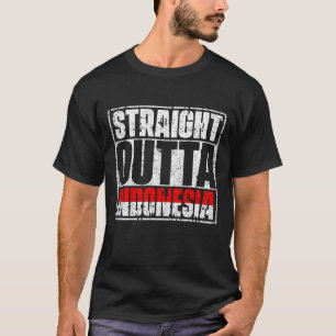 Camiseta Sinalizador hetero fora da Indonésia