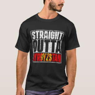 Camiseta Sinalizador hetero fora do Quirguistão