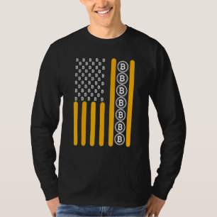Camiseta Sinalizador Hodl da Cadeia de Bloqueio Crypto Bitc