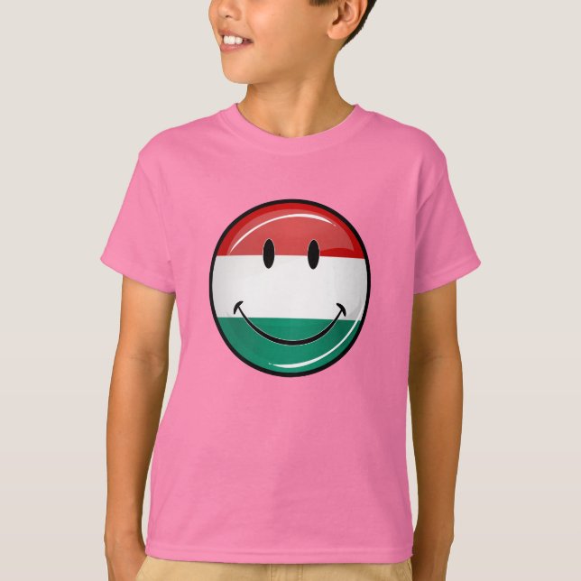 Camiseta Sinalizador Húngaro Sorridente (Frente)