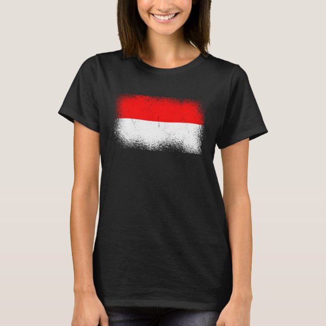 Camiseta Sinalizador indonésio (Frente)