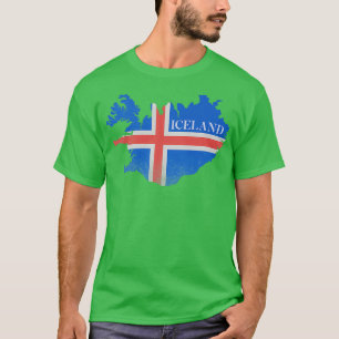 Camiseta Sinalizador Islândia