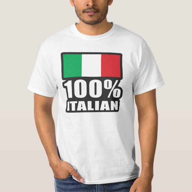 Camiseta Sinalizador italiano 100% (Frente)