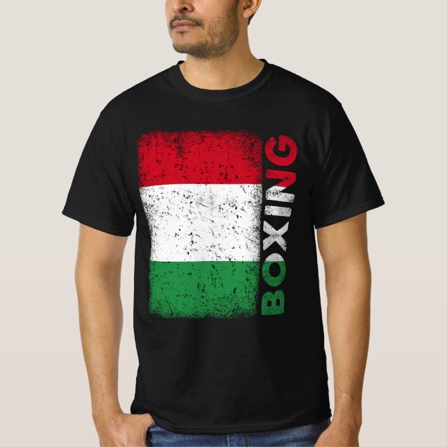 Camiseta Sinalizador italiano Vintage Boxing (Frente)