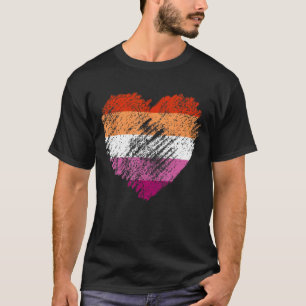 Camiseta Sinalizador LGBT de Orgulho LGBT Retro Suporte LGB