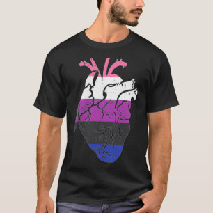 Camiseta Sinalizador LGBT (Orgulho de Enfermeiro do Coração