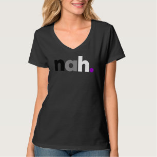 Camiseta Sinalizador LGBTQ do Orgulho Asexual, Engraçado Ac
