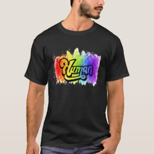 Camiseta Sinalizador Lgbtq Humano Orgulha Ally Igualdade Ar