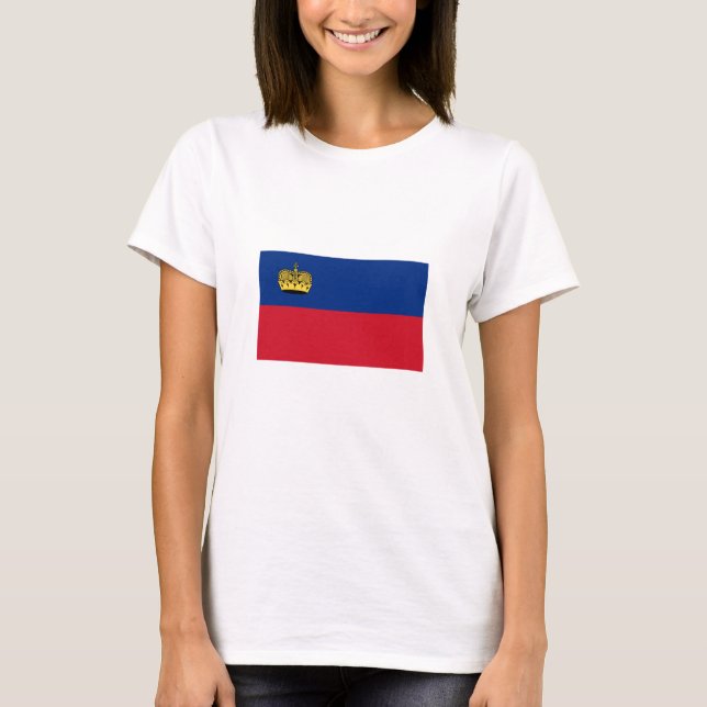 Camiseta Sinalizador Liechtenstein (Frente)