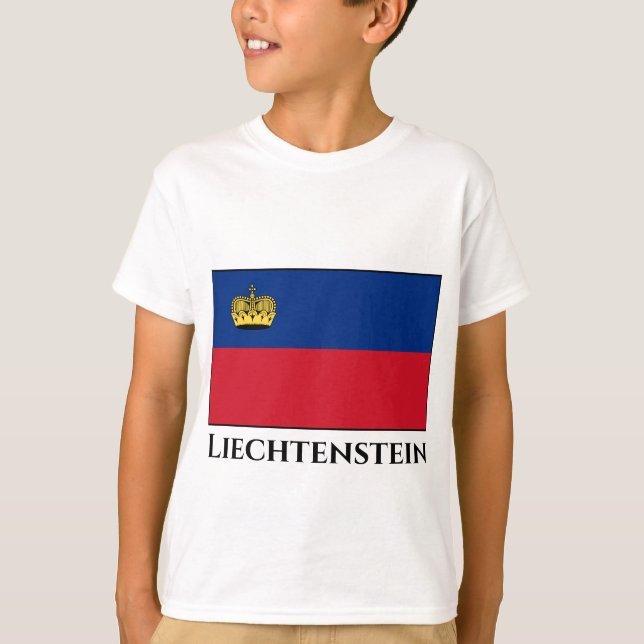 Camiseta Sinalizador Liechtenstein (Frente)