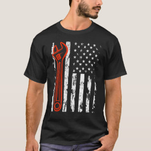 Camiseta Sinalizador Mecânico Americano de Automóvel de Rep