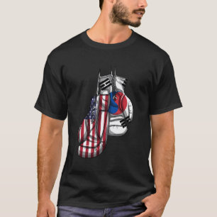 Camiseta Sinalizador Misto de Adn da Coreia do Sul American