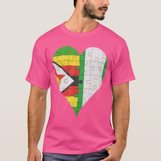 Camiseta Sinalizador Nigeriano do Zimbabué (Frente)