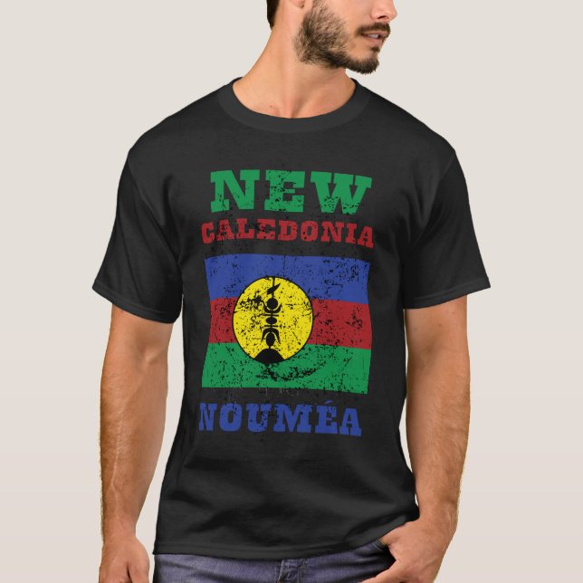 Camiseta Sinalizador Nova Caledónia (Frente)
