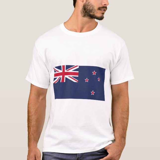 Camiseta Sinalizador Nova Zelândia (Frente)