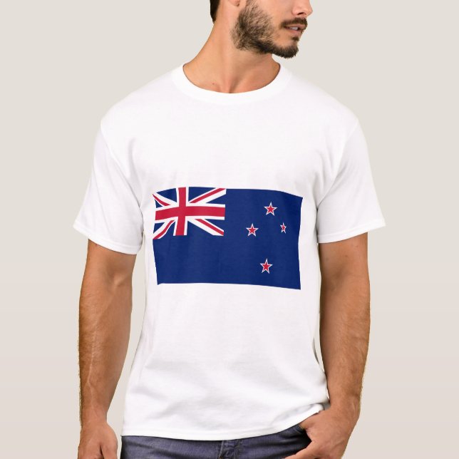 Camiseta Sinalizador Nova Zelândia (Frente)