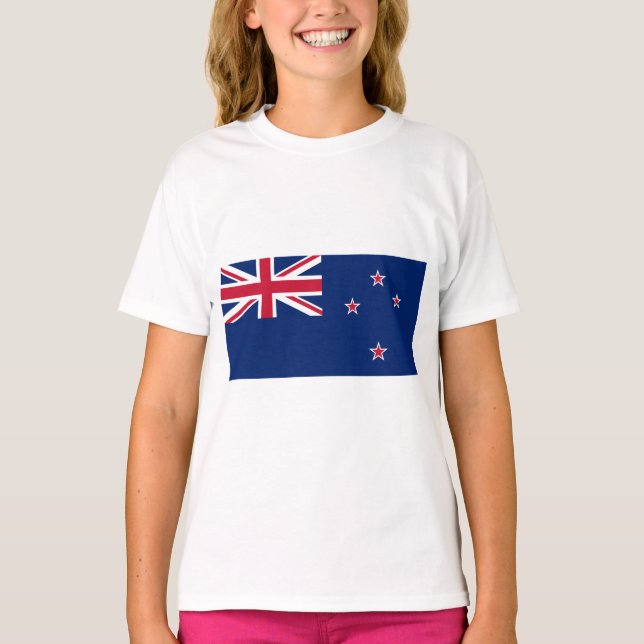Camiseta Sinalizador Nova Zelândia (NZ) (Frente)