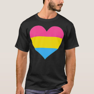 Camiseta Sinalizador onisual LGBTQ do Coração Panseual LGBT
