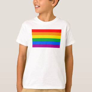 Camiseta Sinalizador Orgulho gay tradicional