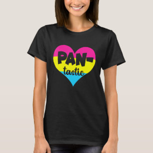 Camiseta Sinalizador Pansexual Pan-Tástico Correspondente L