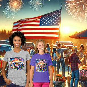 Camiseta Sinalizador Personalizado de Tabuleiro de Fio de C