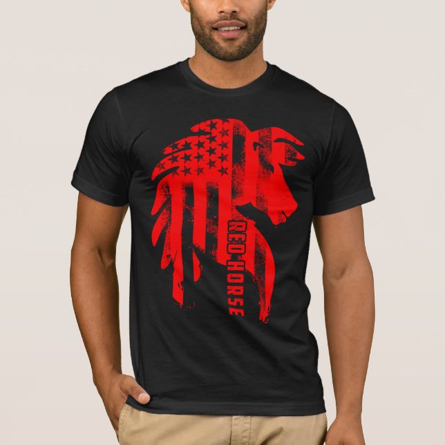 Camiseta Sinalizador RED HORSE (Frente)