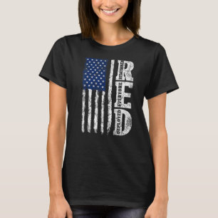 Camiseta Sinalizador Retroativo dos EUA Lembre-se de Todos