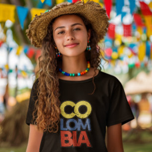 Camiseta Sinalizador Russo da Colômbia