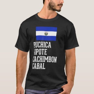 Camiseta Sinalizador Salvadorenho DNA El Salvador Salvadore