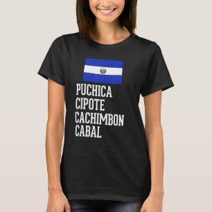 Camiseta Sinalizador Salvadorenho DNA El Salvador Salvadore