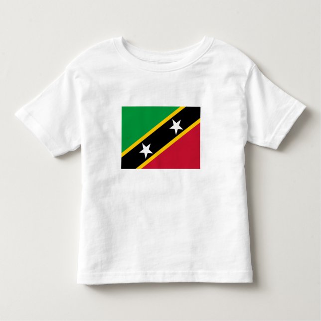 Camiseta Sinalizador santo Kitts e Nevis (Frente)